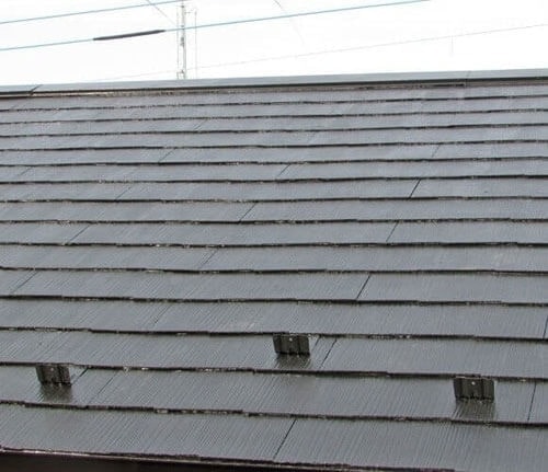 塗装リフォーム後のスレート屋根